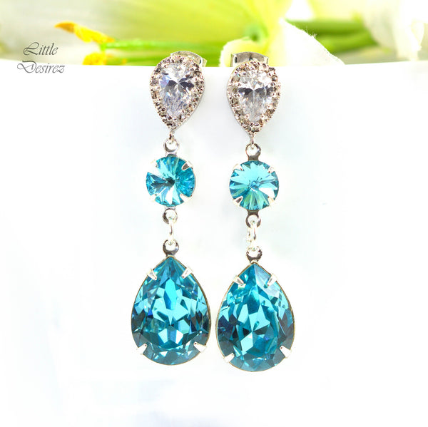 Light Blue Earrings Turquoise Earrings Earrings Dangle Earrings TQ31PC