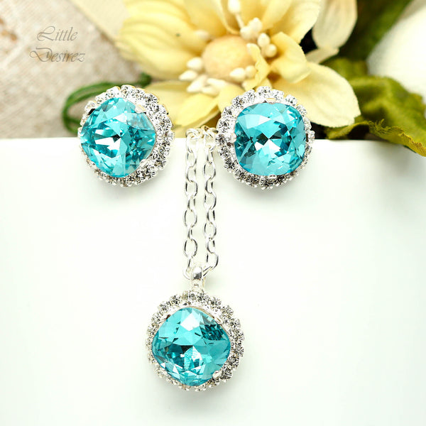 Blue Studs Post Earrings Turquoise Earrings Blue Earrings Stud Earrings Gift for Her Bridesmaid Gift Wedding Earrings Beach Wedding TQ50S