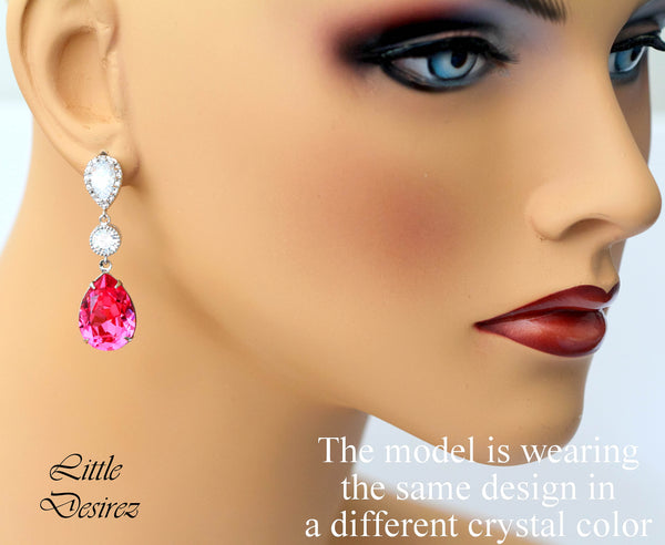 Dark Grey Earrings  Silver Night Earrings Black Diamond Earrings Smoky Grey Earrings Charcoal Bridesmaid Earrings SN31PC