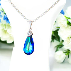 Blue Bridal Necklace BB33N