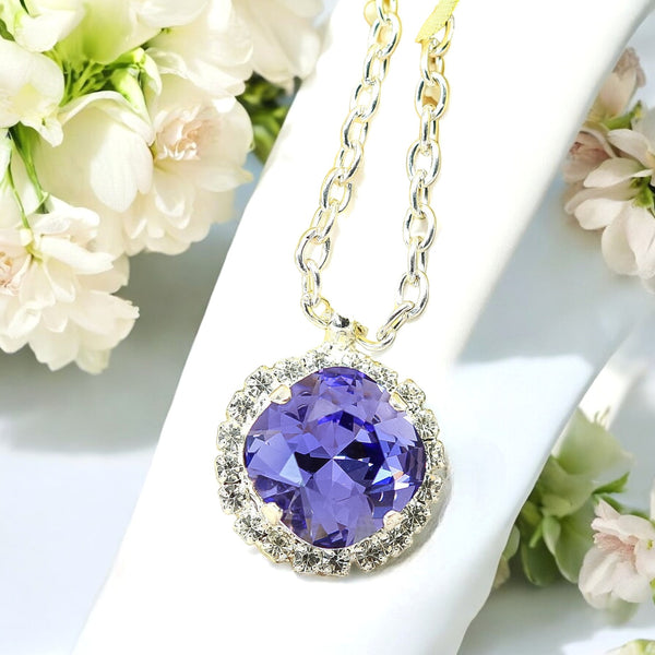 Purple Stud Earrings Tanzanite Earrings  Earrings Wedding Earrings Bridesmaid Gift Rhinestone Stud Earrings Square Earrings TZ50S