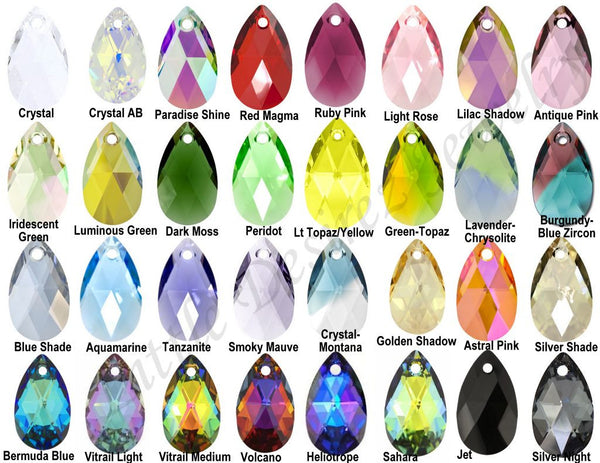 Tanzanite Swarovski Crystal Necklace Lavender Lilac Teardrop Pendant Purple Bridesmaid Jewelry Wedding Necklace TZ32N