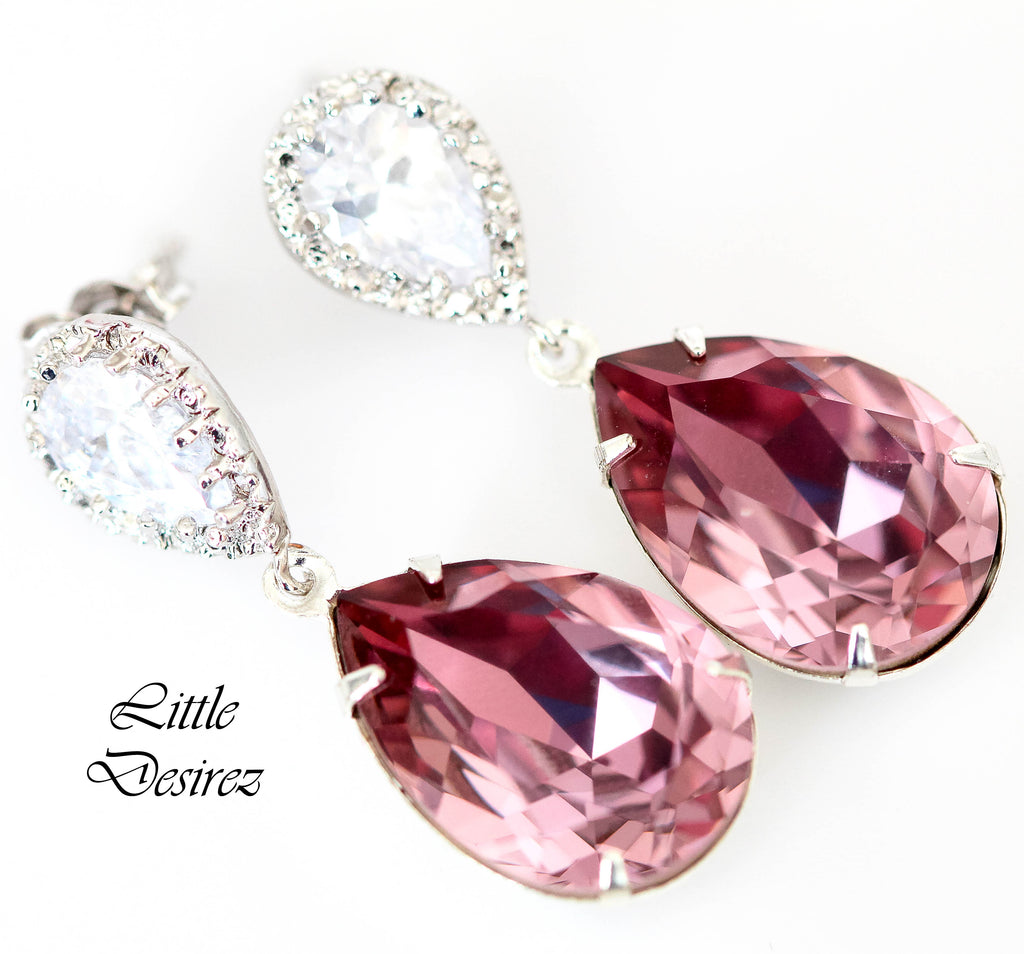 Mauve outlet pink earrings
