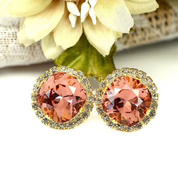 Blush Earrings Crystal Stud Earrings BR50S