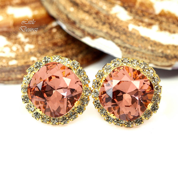 Blush Earrings Crystal Stud Earrings BR50S