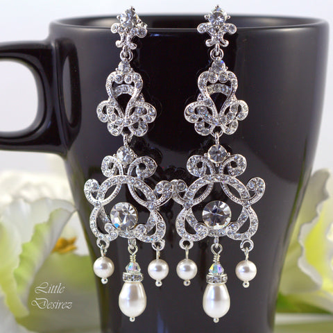 Chandelier Earrings Statement Wedding Jewelry Crystal Earrings ZARA