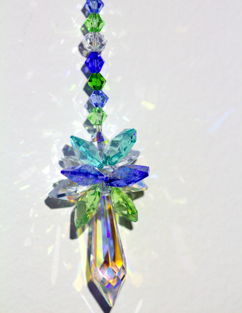 Purple Suncatcher Crystal Ornament Crystal Icicle Prism Sparkly Decor –  Little Desirez Jewelry